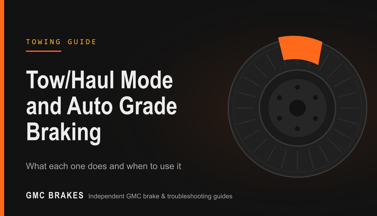 GMC Tow/Haul Mode and Auto Grade Braking Explained