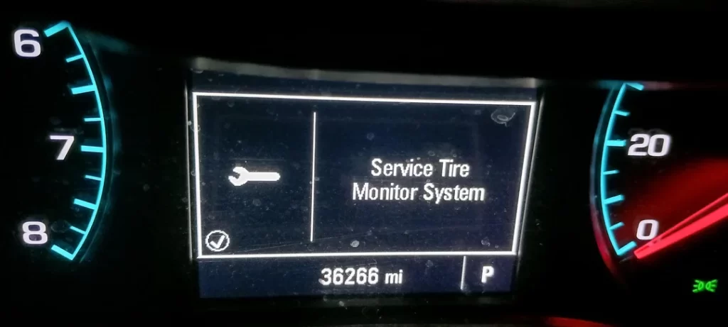 Reset the Service Tire Monitor Reset the Service Tire Monitor