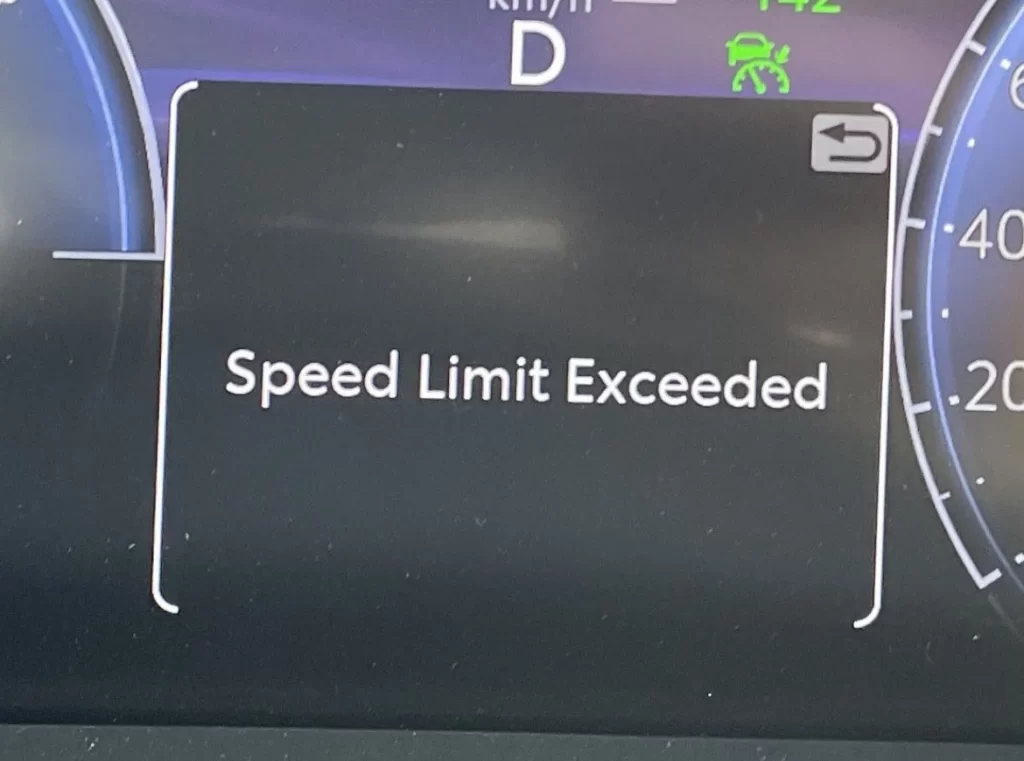 Speed Limit Exceeded Speed Limit Exceeded